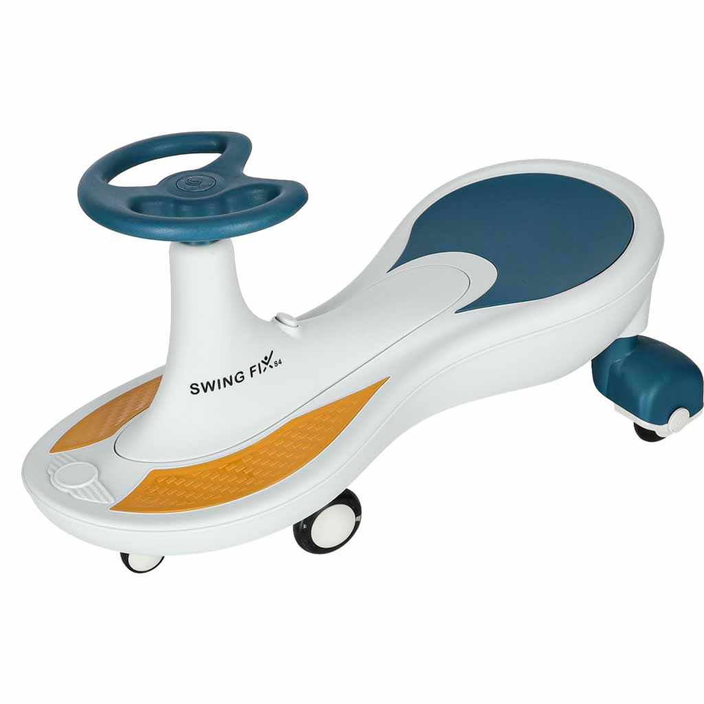 Gravitačná jazda so svietiacimi LED kolesami a hudbou, modro-biela, 76 cm, max. 100 kg IK-KX4220_1