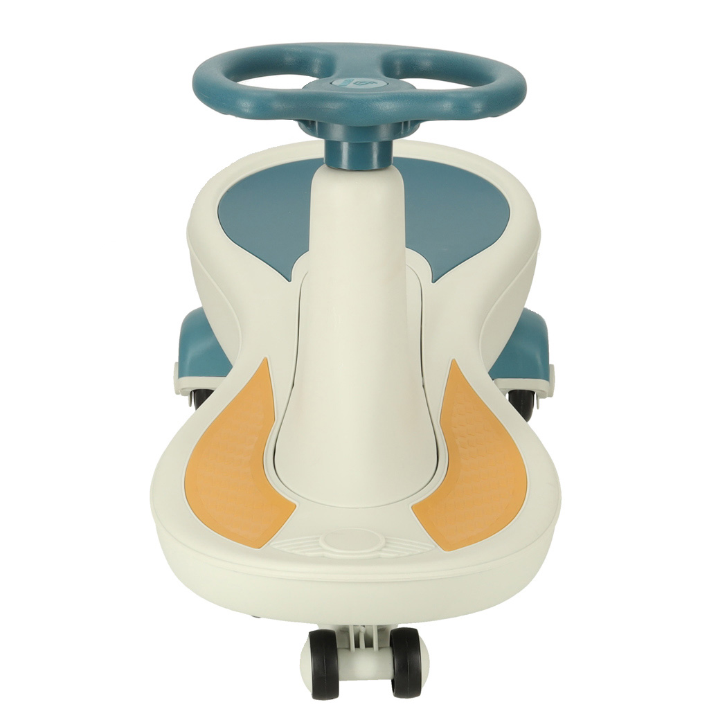 Gravitační horská dráha svítící LED kola s hrající hudbou 76cm modrá a bílá max. 120kg KX4220_1