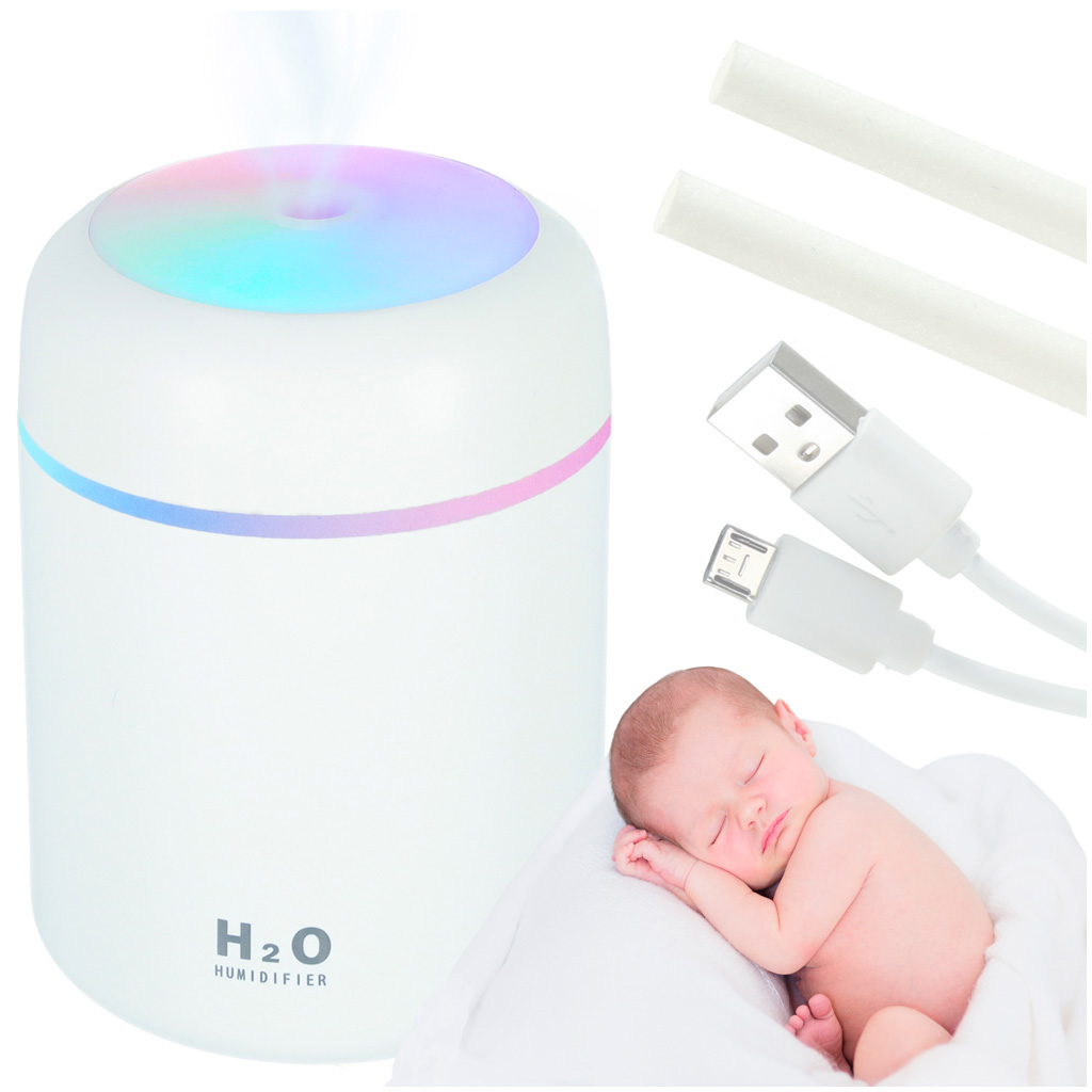 Nawilżacz powietrza mini USB RGB 2 tryby
