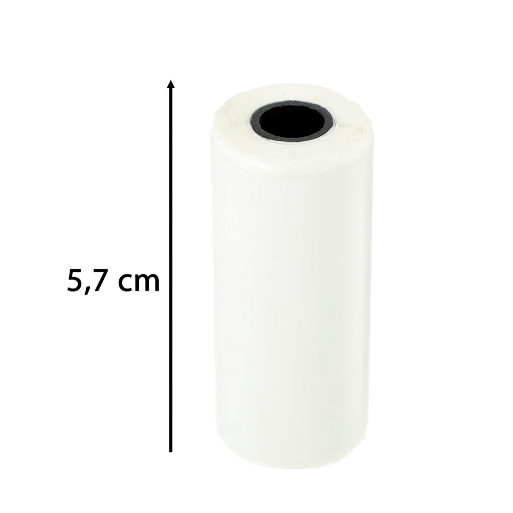 Termální samolepicí papír v rolích pro mini tiskárnu 5,7 cmx4,5 m 5 kusů KX4215