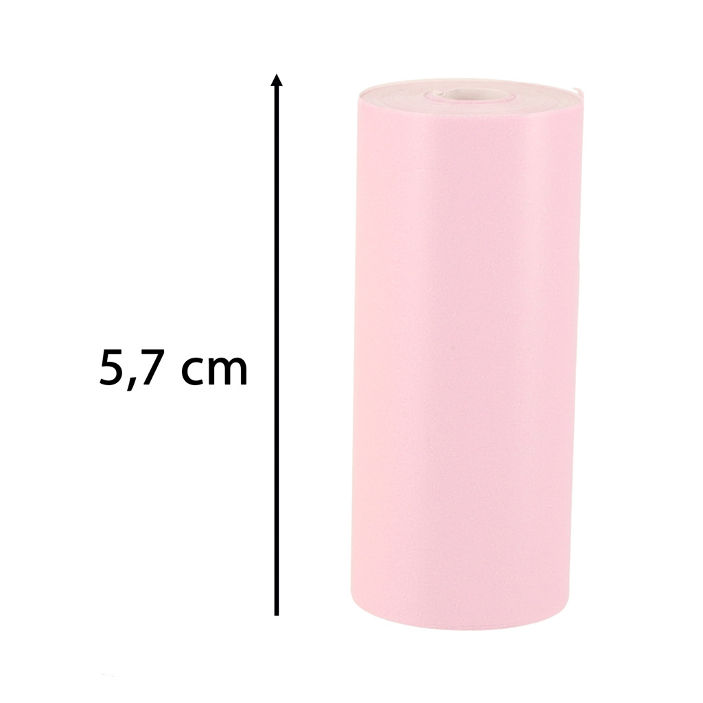 Role termopapíru pro mini tiskárnu 5,7 cmx3 m 3 ks barevné KX4214