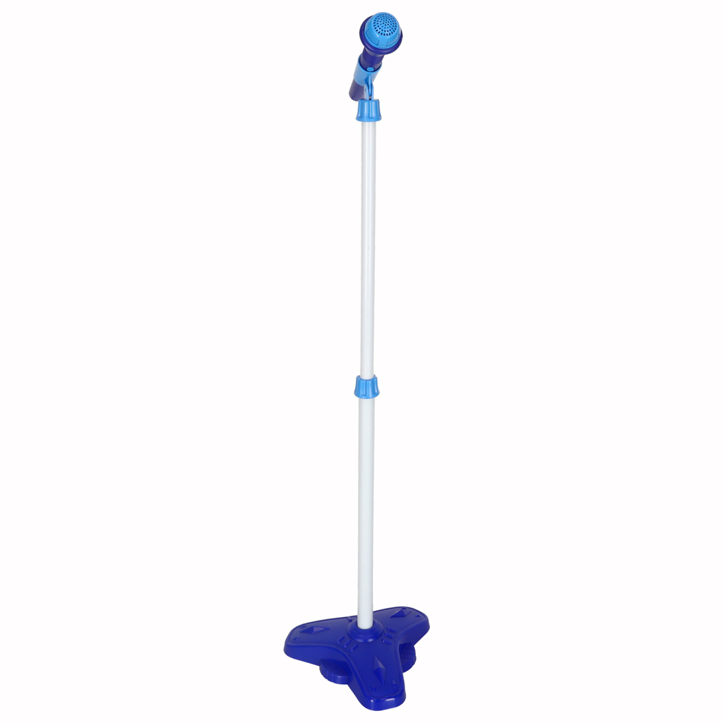 Elektrická rocková kytara se zesilovačem a mikrofonem pro děti modrá KX4332_1