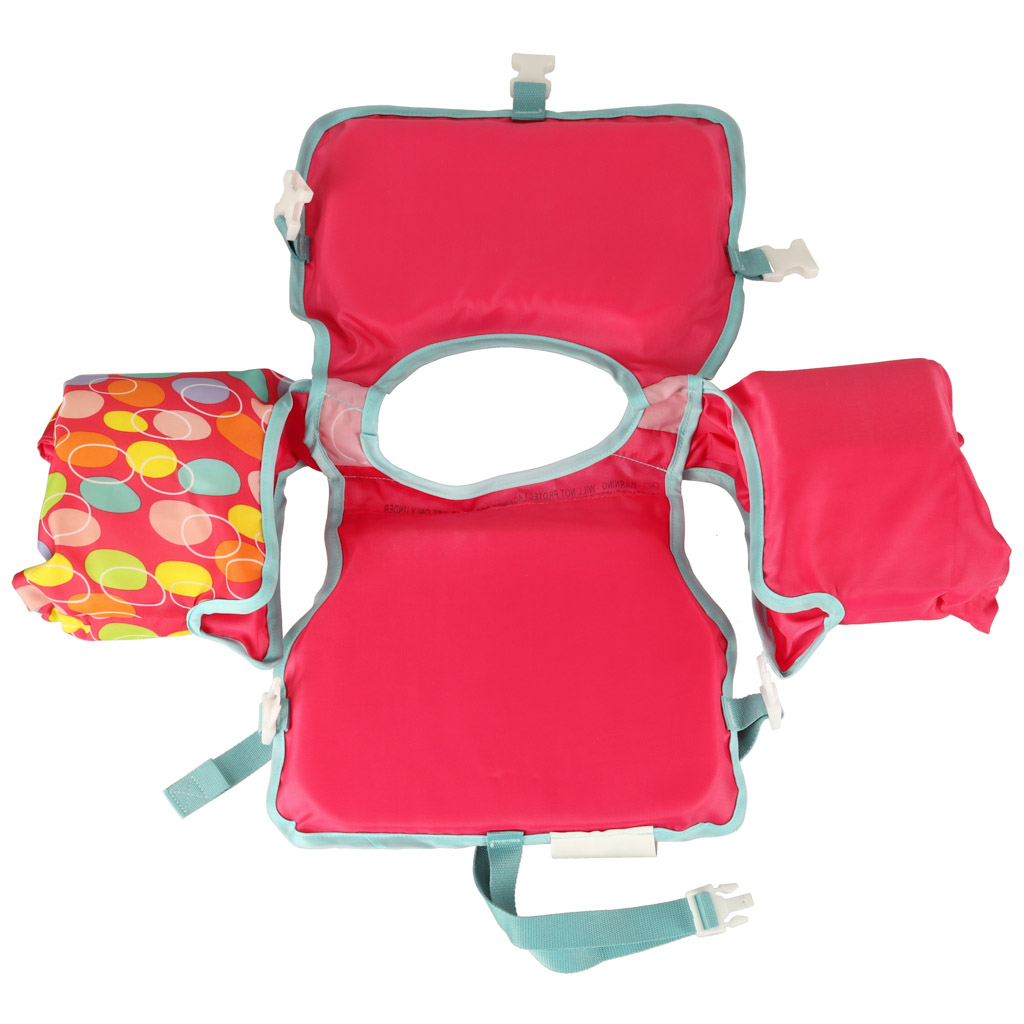 AQUASTAR Růžová plavecká vesta s rukávy KX4014