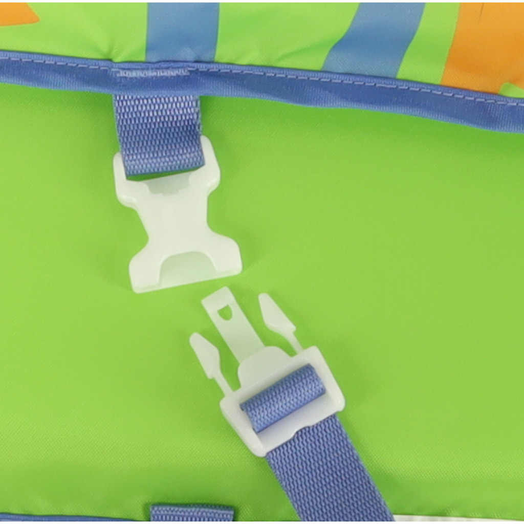 AQUASTAR Zelená plavecká vesta s rukávy KX4014_1