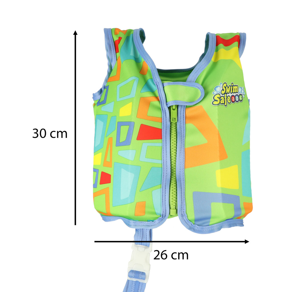 AQUASTAR Dětská plavecká vesta zelená KX4013_1