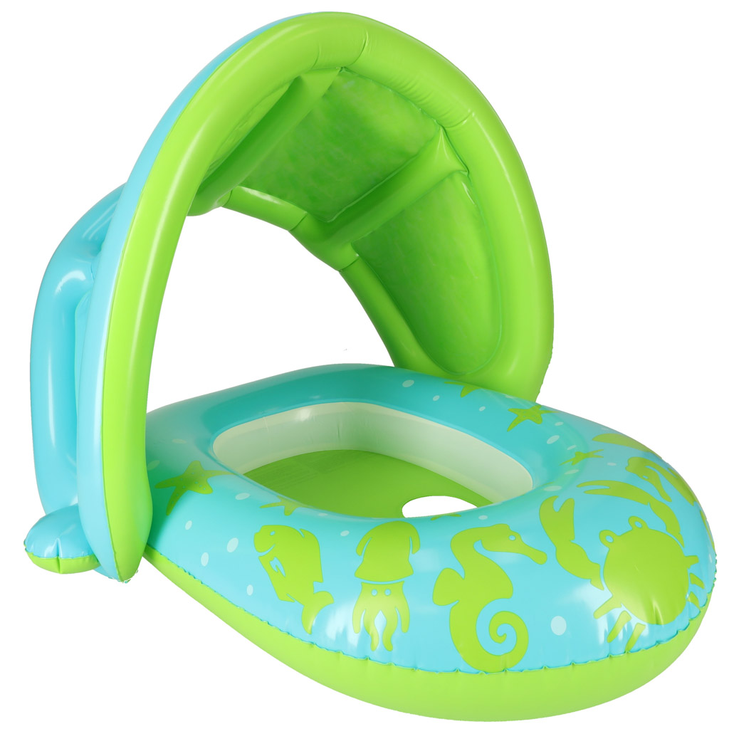 BESTWAY 34091 Nafukovací ponton se stříškou zelený KX4011_1