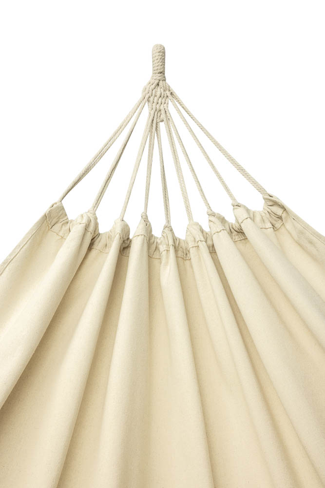 Zahradní houpací síť boho 200cm ecru KX3956