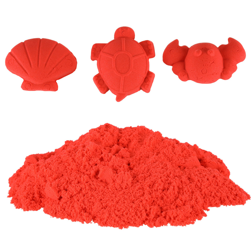 Kinetický písek 1 kg v sáčku červený KX9568_8