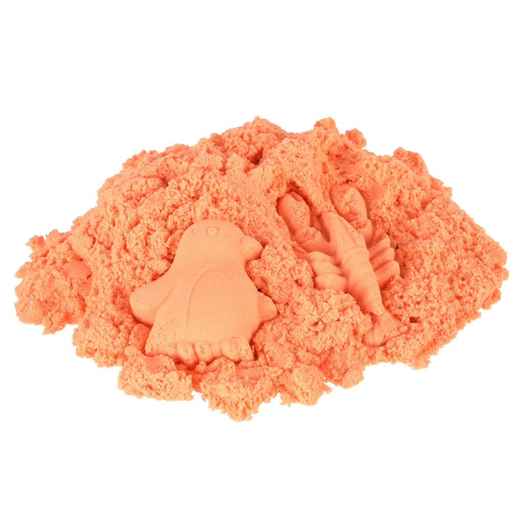 Kinetický písek 1 kg v sáčku oranžový KX9568_7