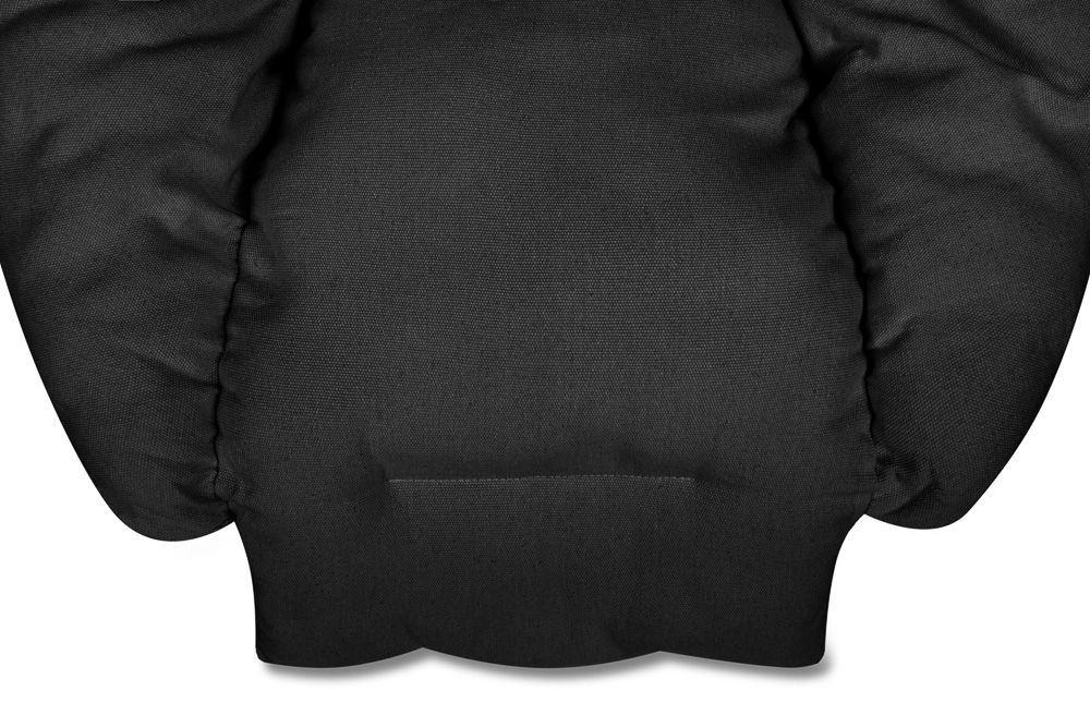 Polštář Čapí hnízdo černý KX3949