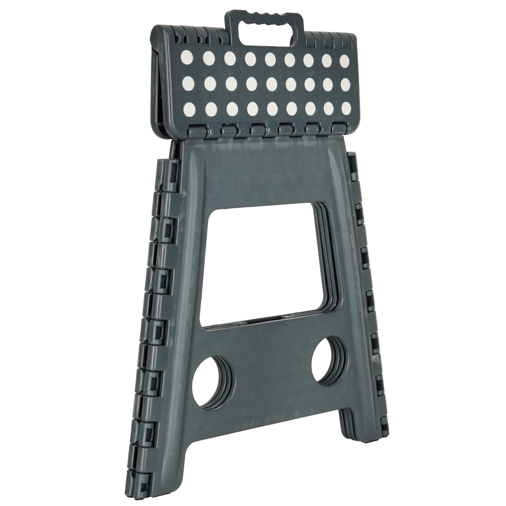 Protiskluzová skládací stolička 39 cm tmavě šedá KX4404_2