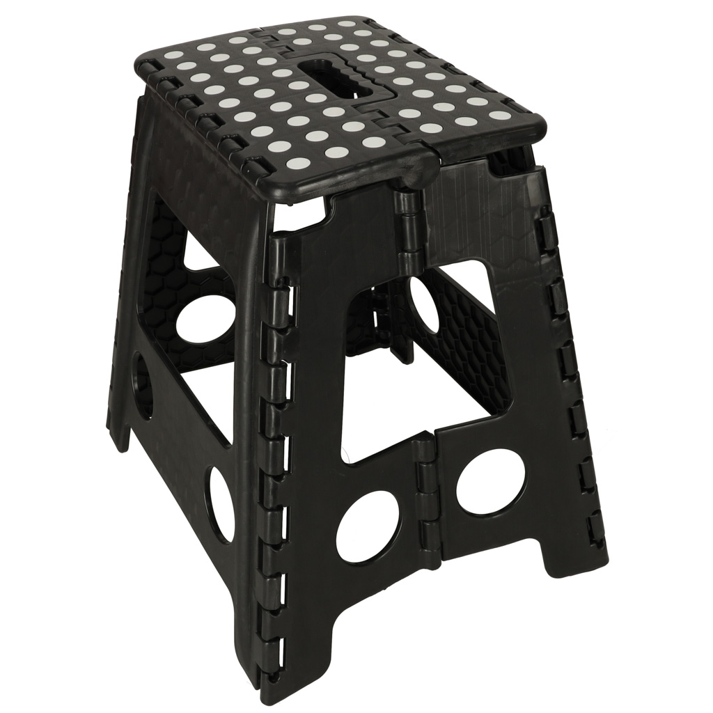 Protiskluzová skládací stolička 39 cm černá KX4404_3