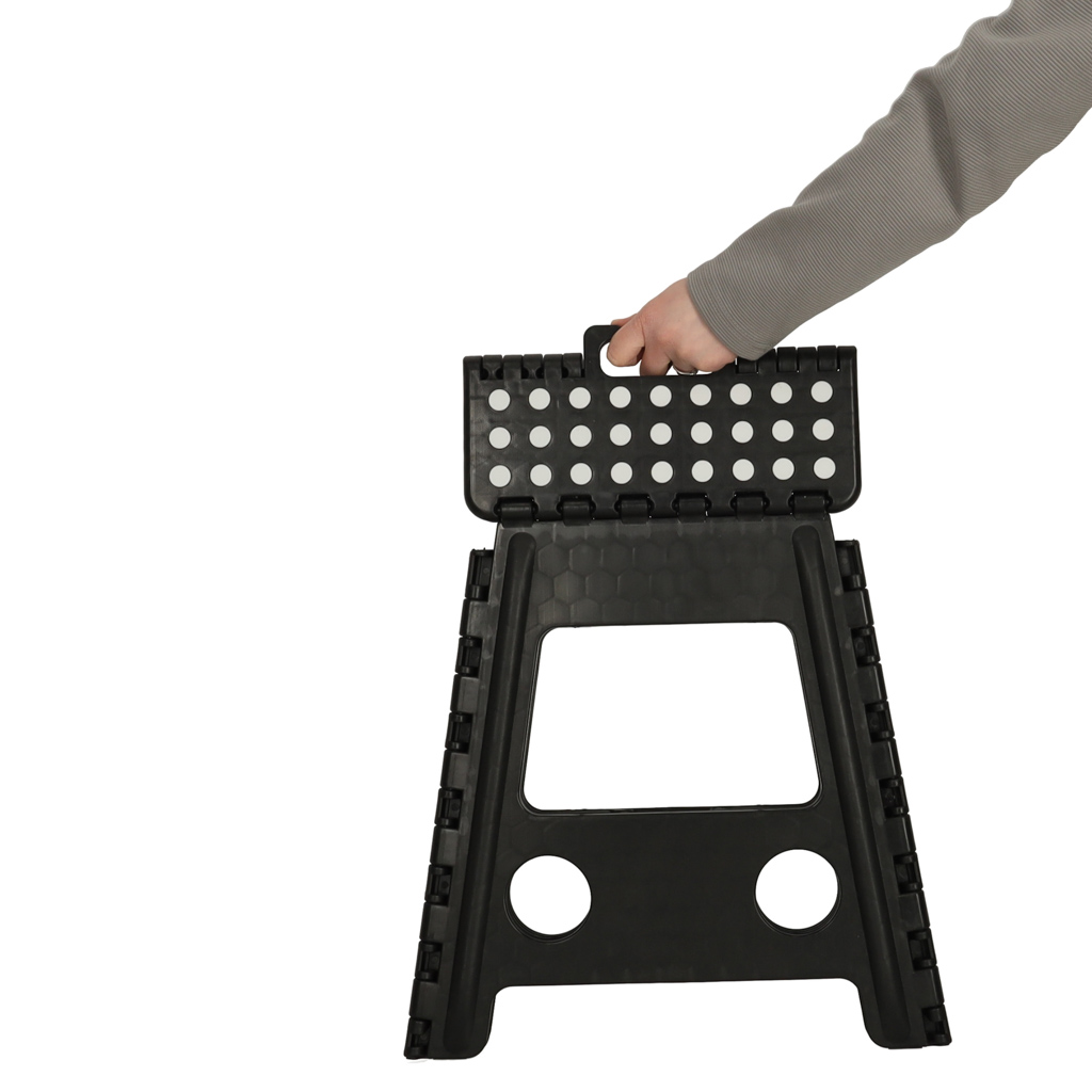 Protiskluzová skládací stolička 39 cm černá KX4404_3