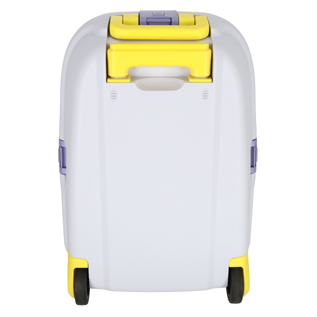 Dětský cestovní kufr na kolečkách, příruční zavazadlo žlutý KX3964_2