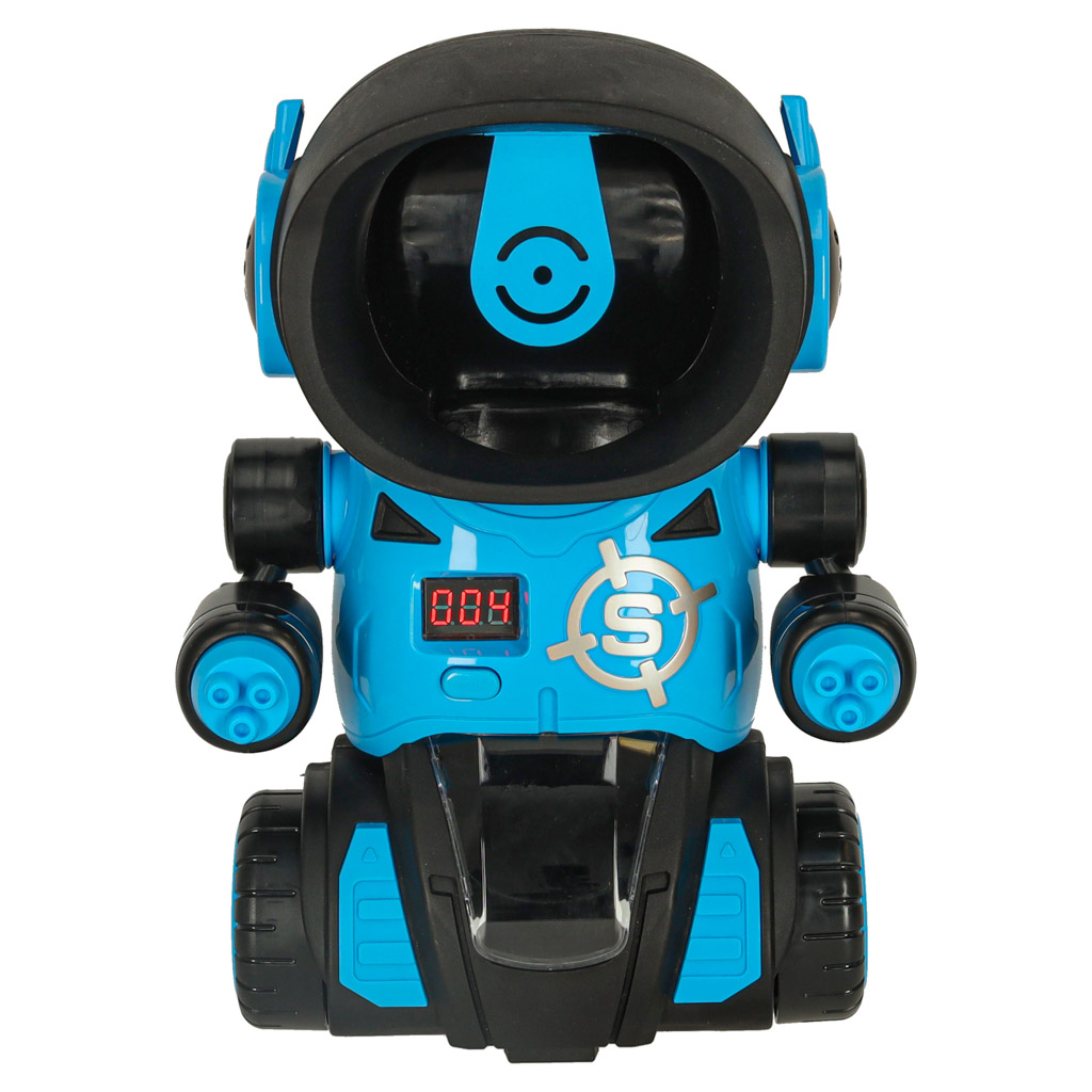 Hladový robot cíl střelba arkádová hra set pistole + míče KX3636