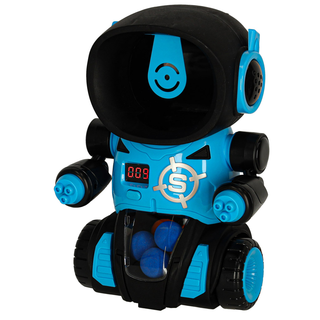 Hladový robot cíl střelba arkádová hra set pistole + míče KX3636