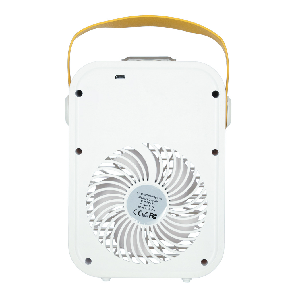 Ventilátor klimatizace zvlhčovač vzduchu stříbrný KX3700