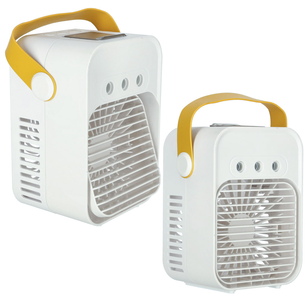 Ventilátor klimatizace zvlhčovač vzduchu stříbrný KX3700