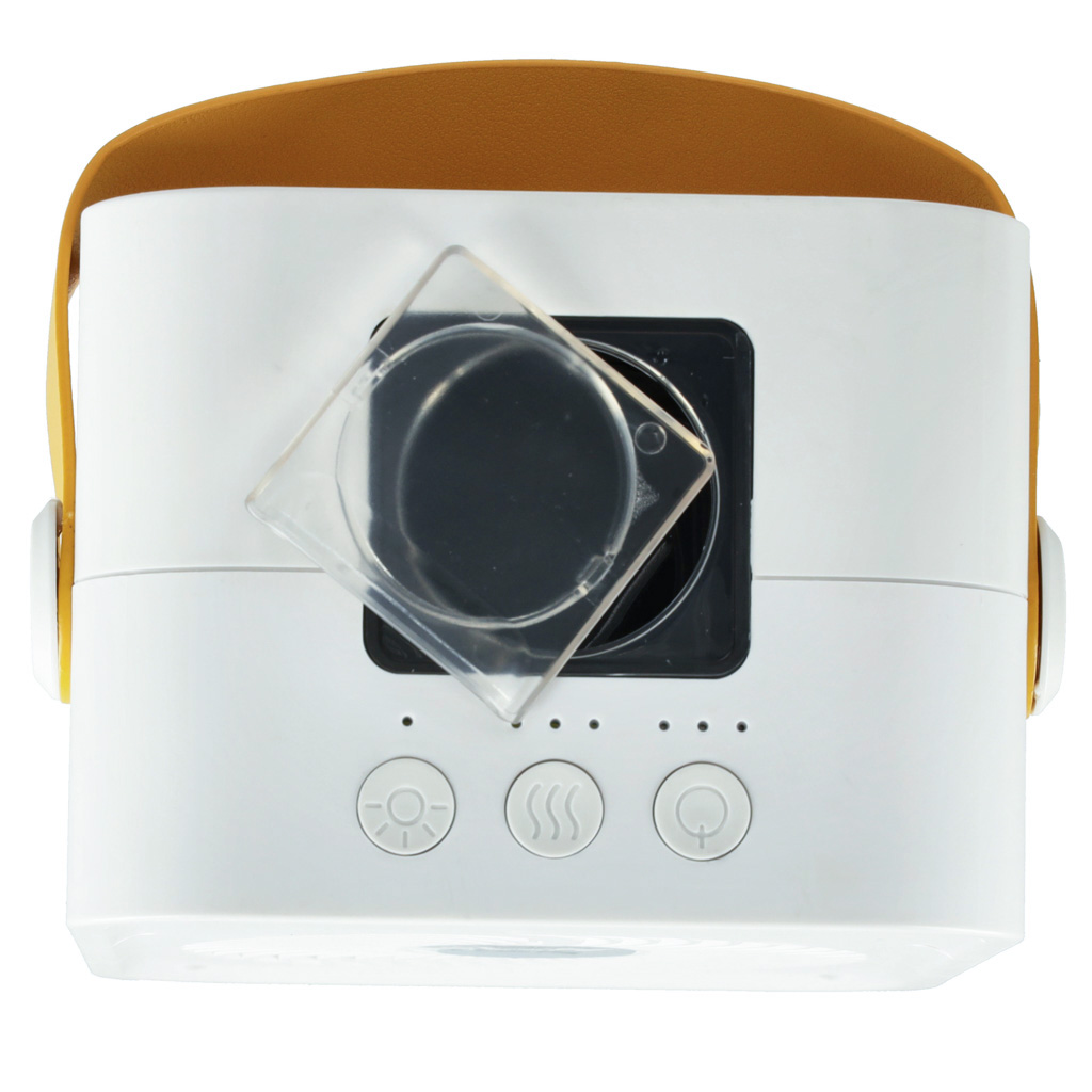 Ventilátor klimatizace zvlhčovač vzduchu stříbrný KX3700