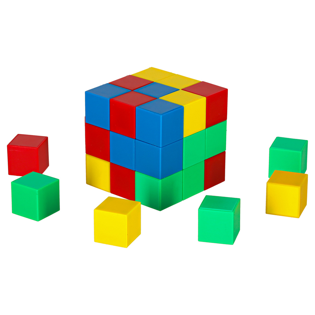 Výukové magnetické kostky 32 el. KX3630