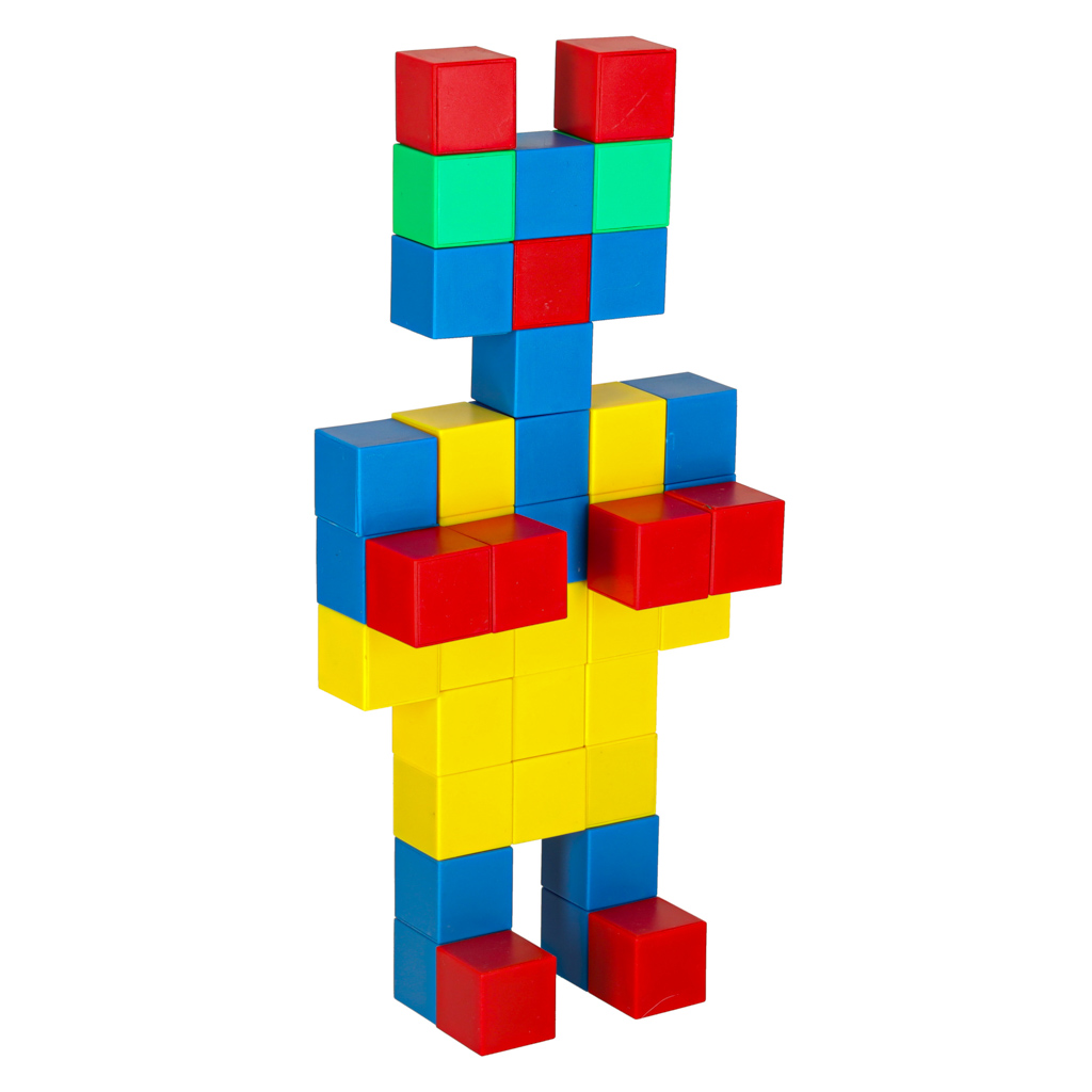 Výukové magnetické kostky 64 el. KX3630_1
