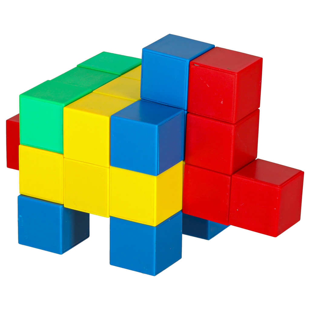 Výukové magnetické kostky 64 el. KX3630_1