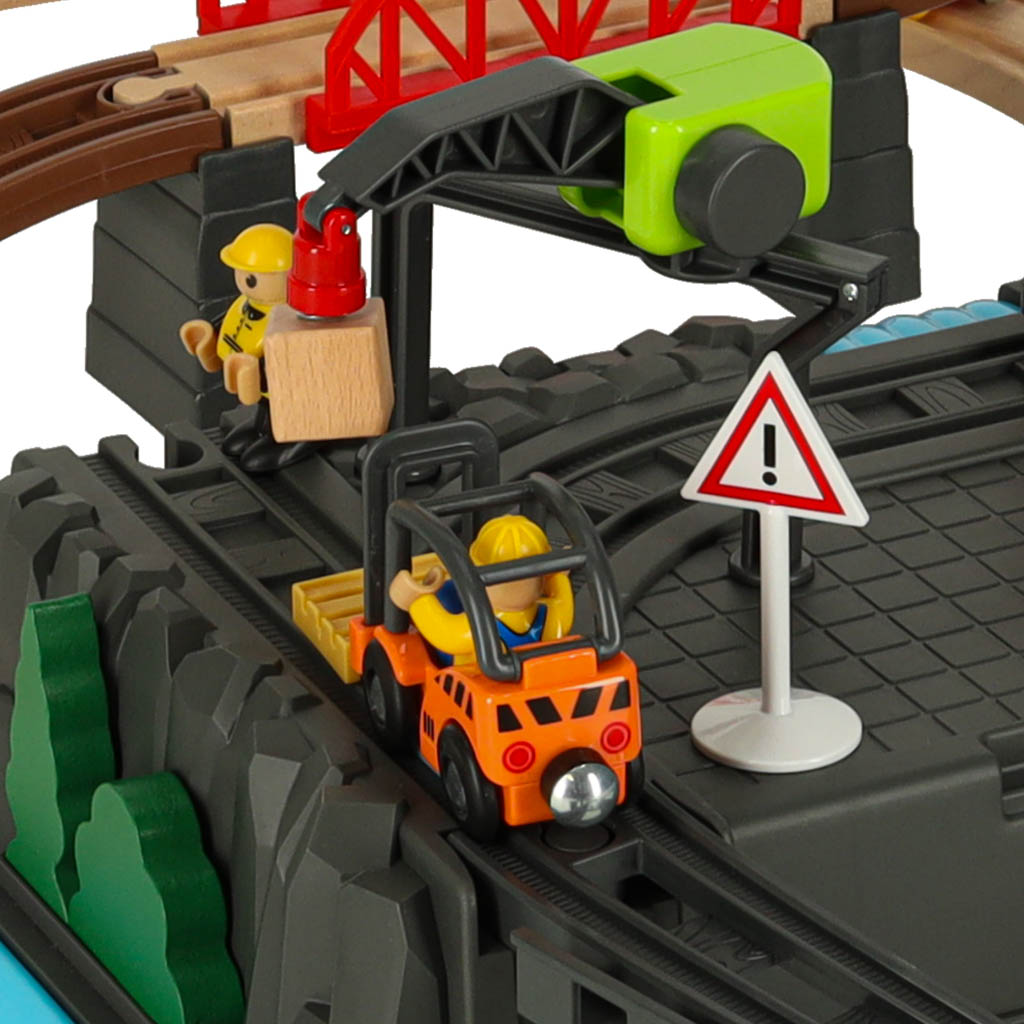 Staveniště vlakové dráhy 55el KX3494