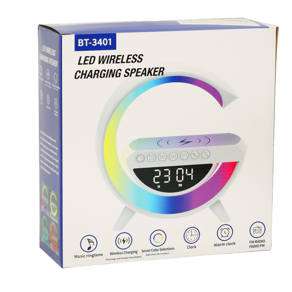 LED světlo s indukční nabíječkou s rádiem KX3742
