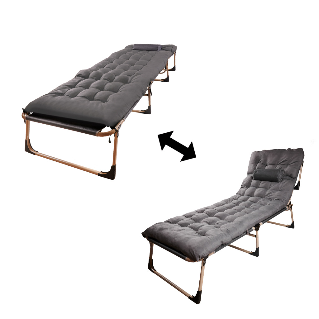 Skládací polní postel Tourist 198 cm tmavě šedá KX3910