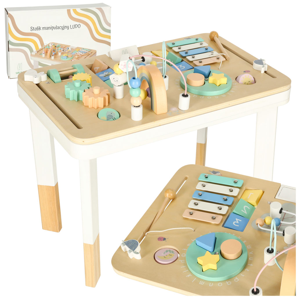 Barevný manipulační stolek Lulilo montessori KX3770