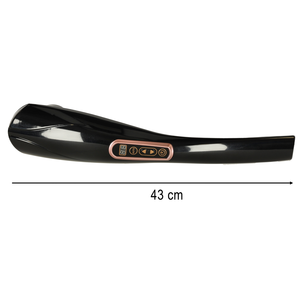 Vibrační masážní přístroj na záda a krk černý KX3715