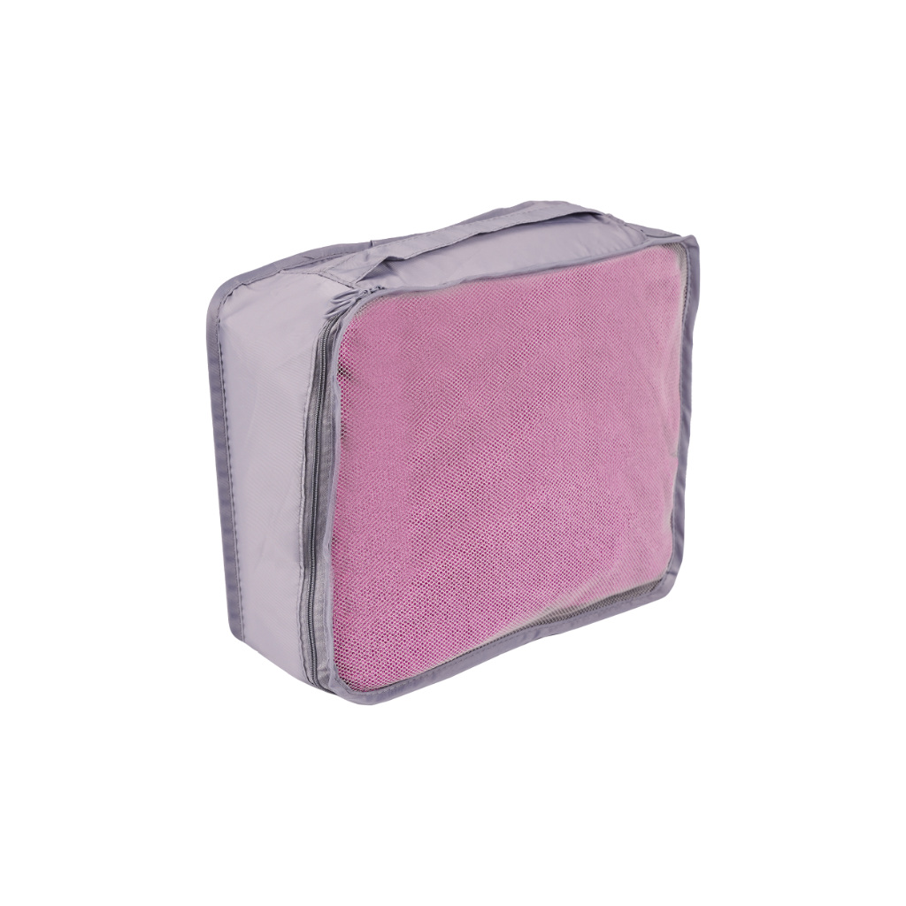 Organizéry do kufru cestovní sada 7 kusů doplňků pro skladování oblečení vodotěsné tašky taška na make-up taška na boty šedá KX4110_3