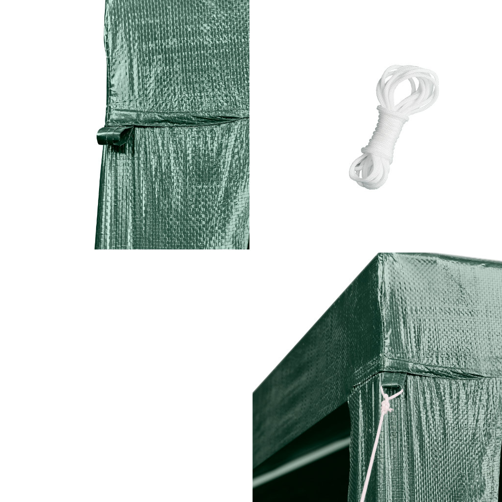 Stan zahradní párty pavilon komerční altán zelený 2,5 x 2,5 m KX3585