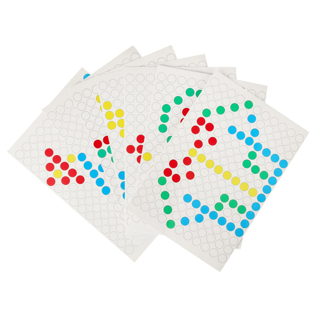 Magnetická tabule montessori tečky žlutá KX3858