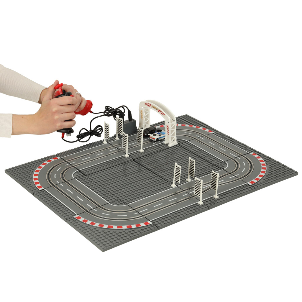 Závodní dráha pro policejní auta 51x38,5cm KX3490