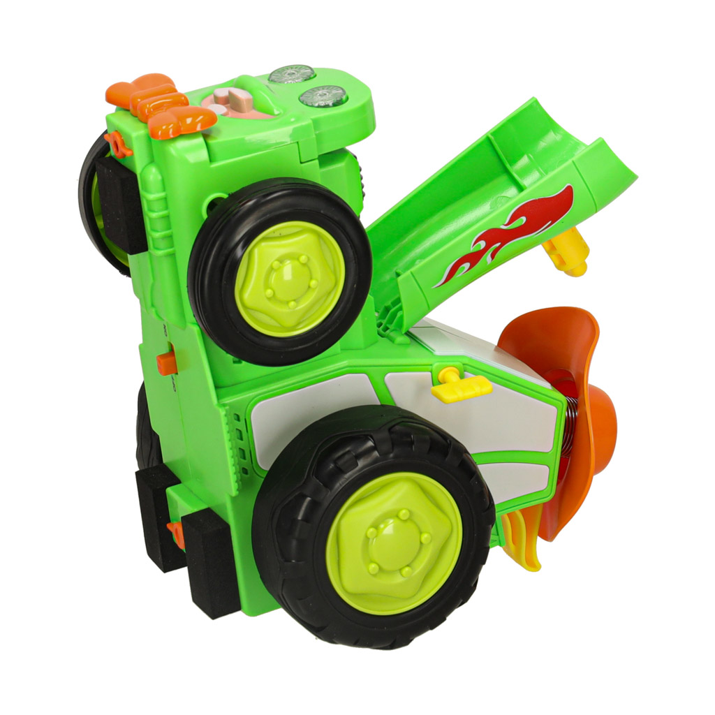 Traktor RC traktor skákání taneční zvuk zelený KX4614_1