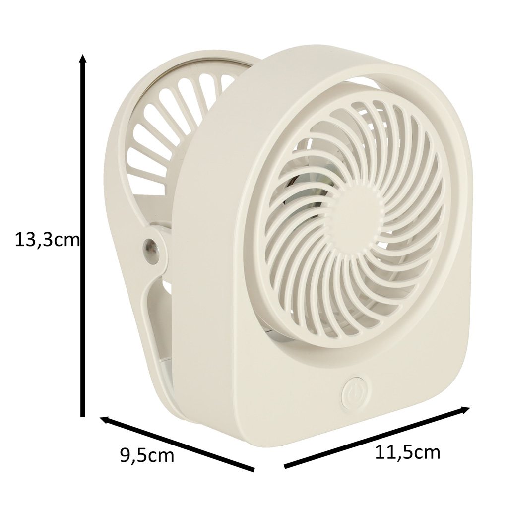 Mini stolní ventilátor s klipem USB KX3693