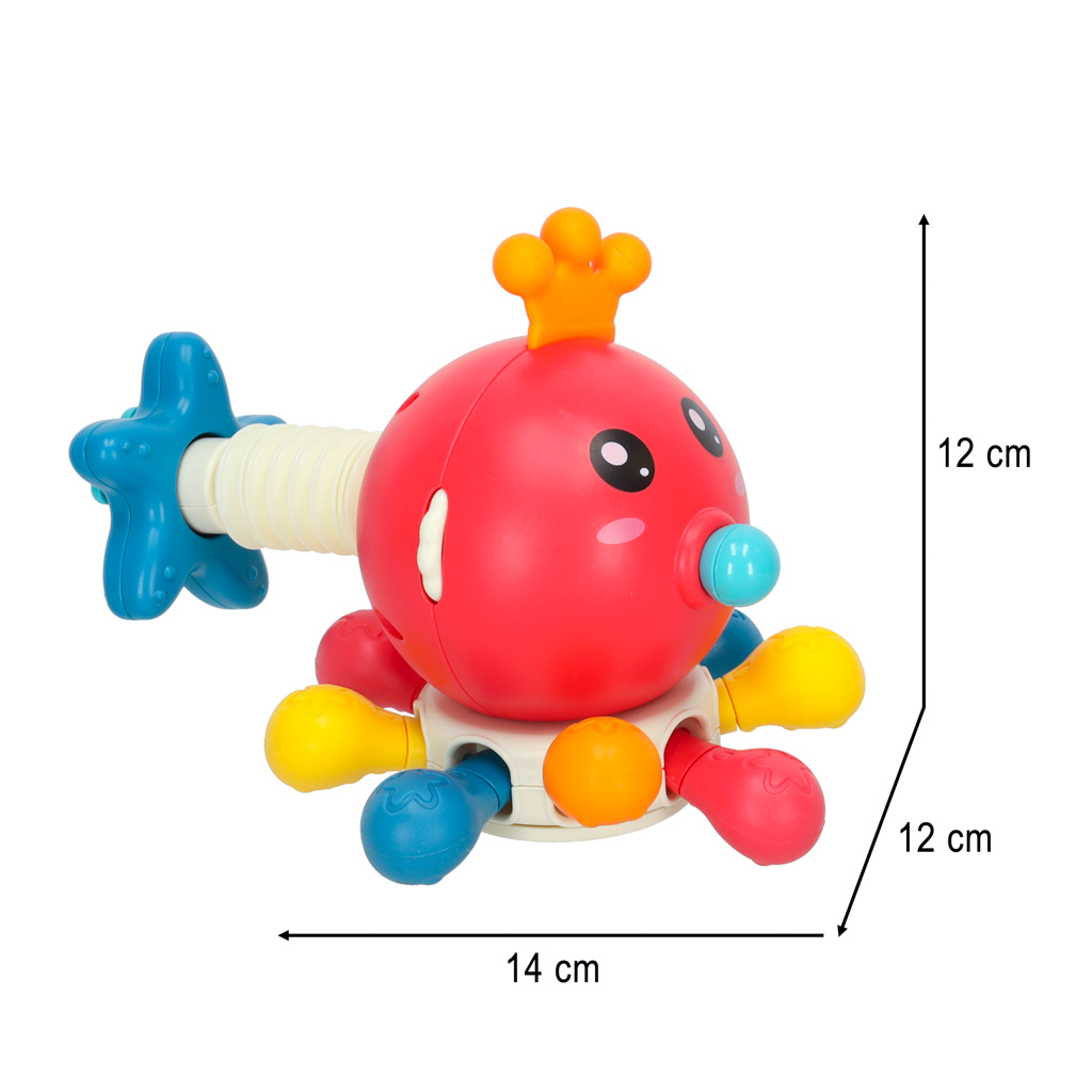 Smyslová Montessori hračka Chobotnice pro děti KX3605