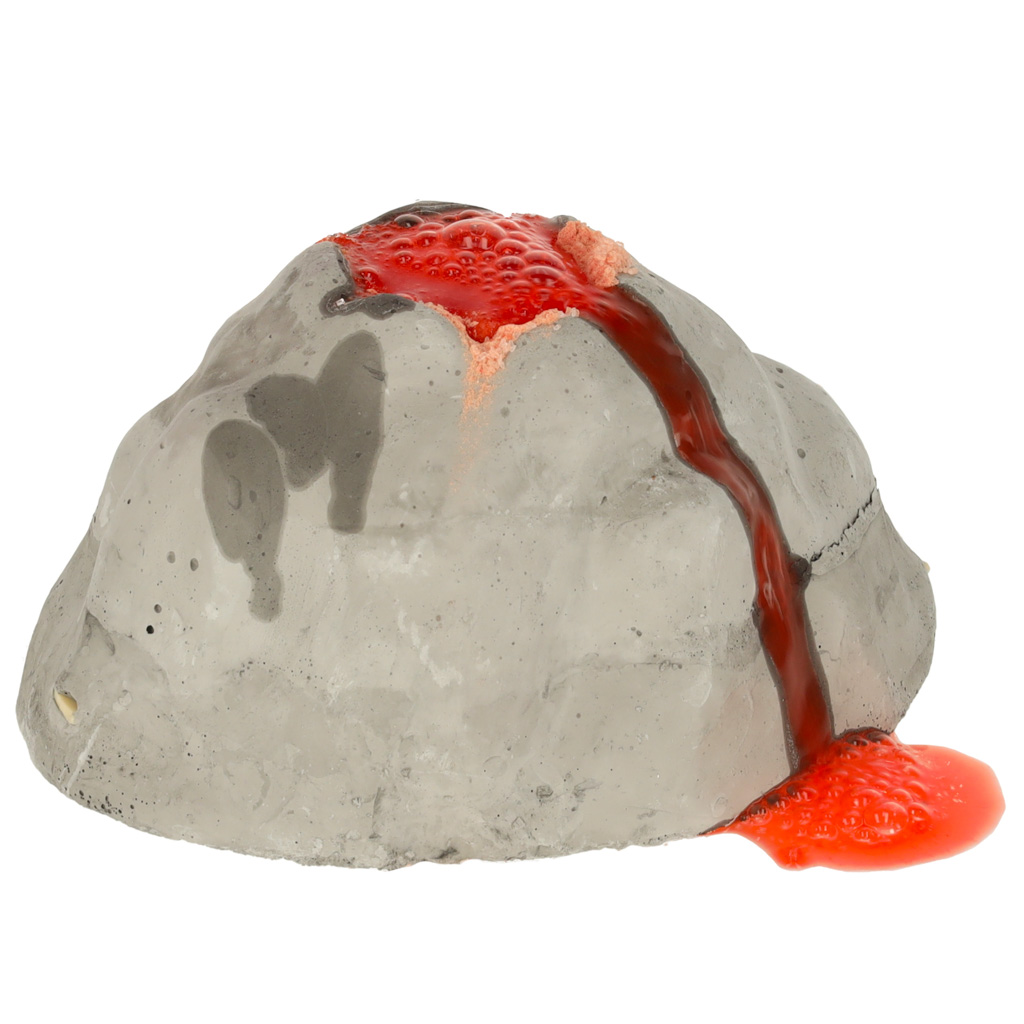Experiment 2v1 sopečná erupce + dinosaurus KX3582