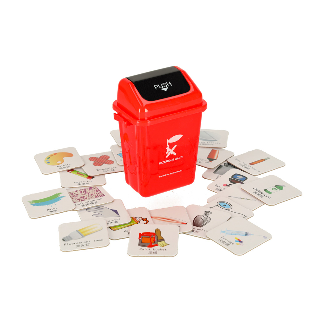 Vzdělávací dovednostní hra třídění odpadů EKO + 108 karet KX3220