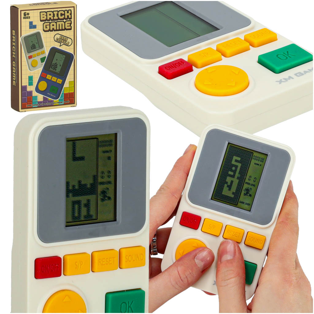 Přenosná konzole pro elektronické arkádové hry bílá KX3364