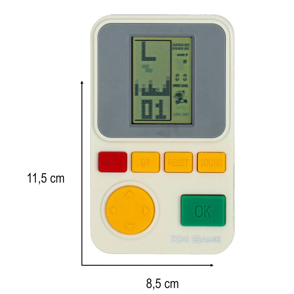 Přenosná konzole pro elektronické arkádové hry bílá KX3364