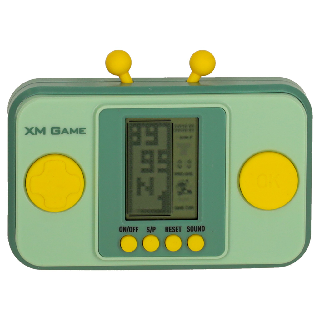 Přenosná konzole pro elektronické arkádové hry zelená KX3363_1