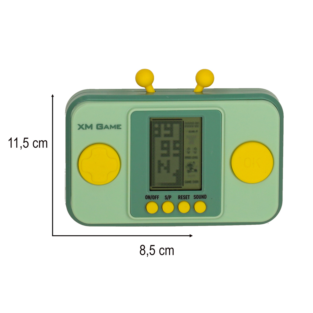 Přenosná konzole pro elektronické arkádové hry zelená KX3363_1