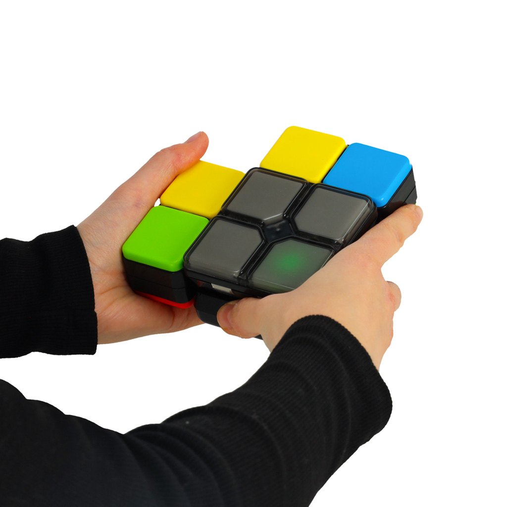 Arkádová hra LED puzzle kostka KX3371