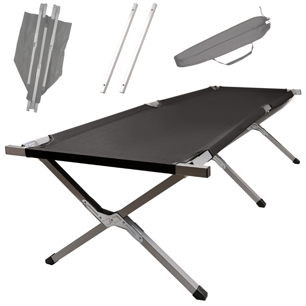 Skládací cestovní postel canada black 150kg KX4833_3