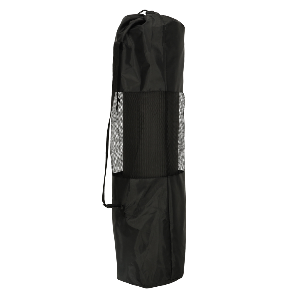 Podložka na cvičení jógy tlustá 185x80x1,5 cm černá KX3318