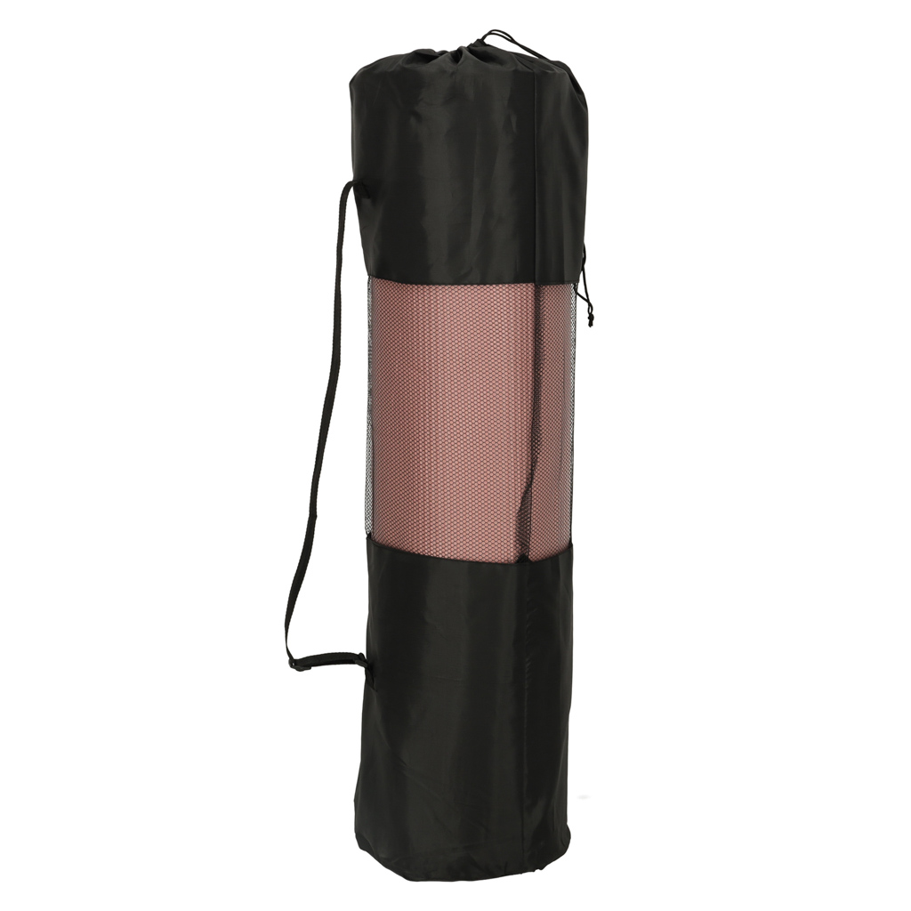 Jóga gymnastika tréninková podložka fitness karimata tlustá 1,5 cm růžová + kryt KX3318_1