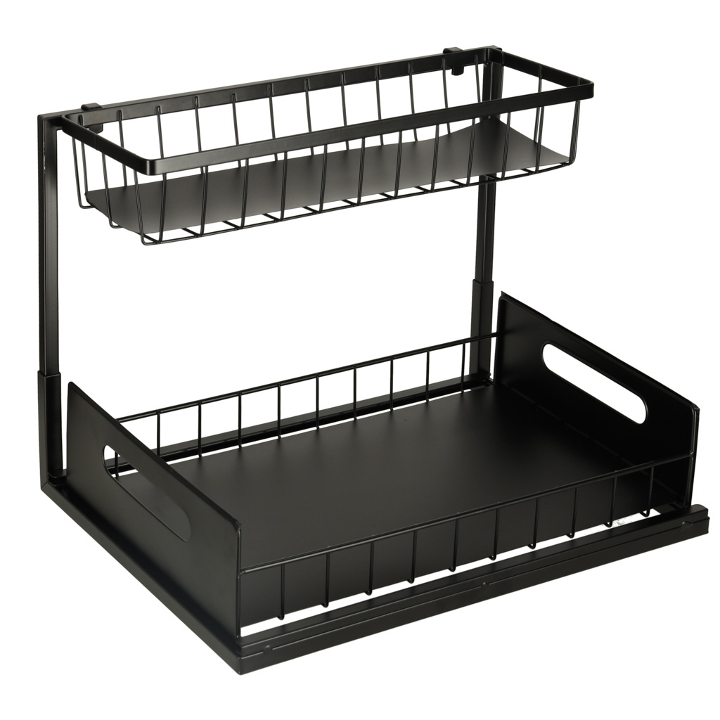 Organizér pod dřezem pro skříňku se dvěma mísami KX3407