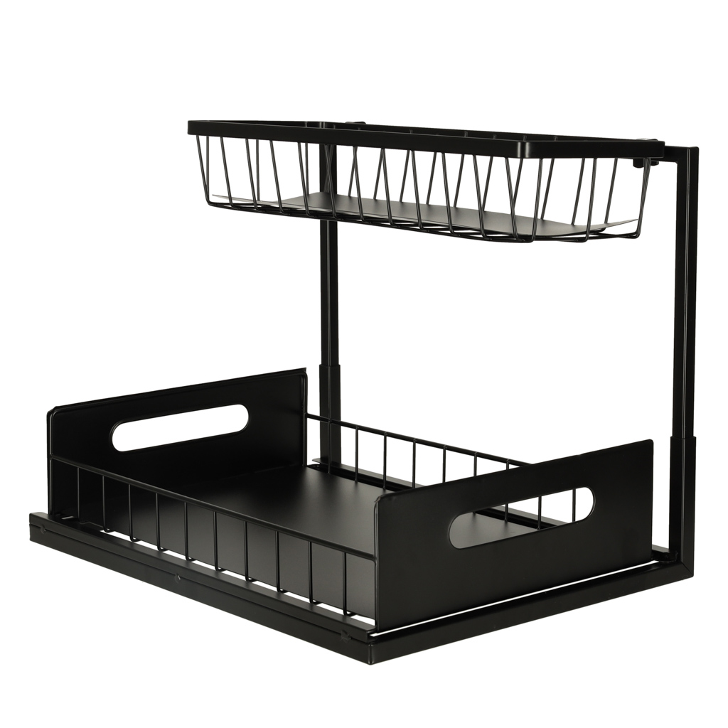 Organizér pod dřezem pro skříňku se dvěma mísami KX3407